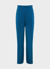 Judith Satin Pants, Steel Blue, hi-res