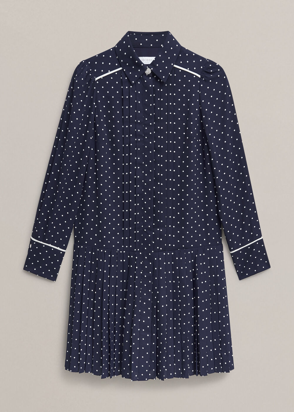 Francesca Dress, Midnight Ivory, hi-res