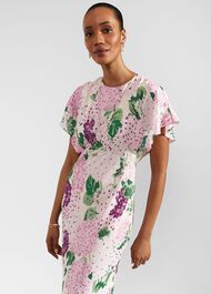 Lalena Sequin Floral Dress, Cream Multi, hi-res