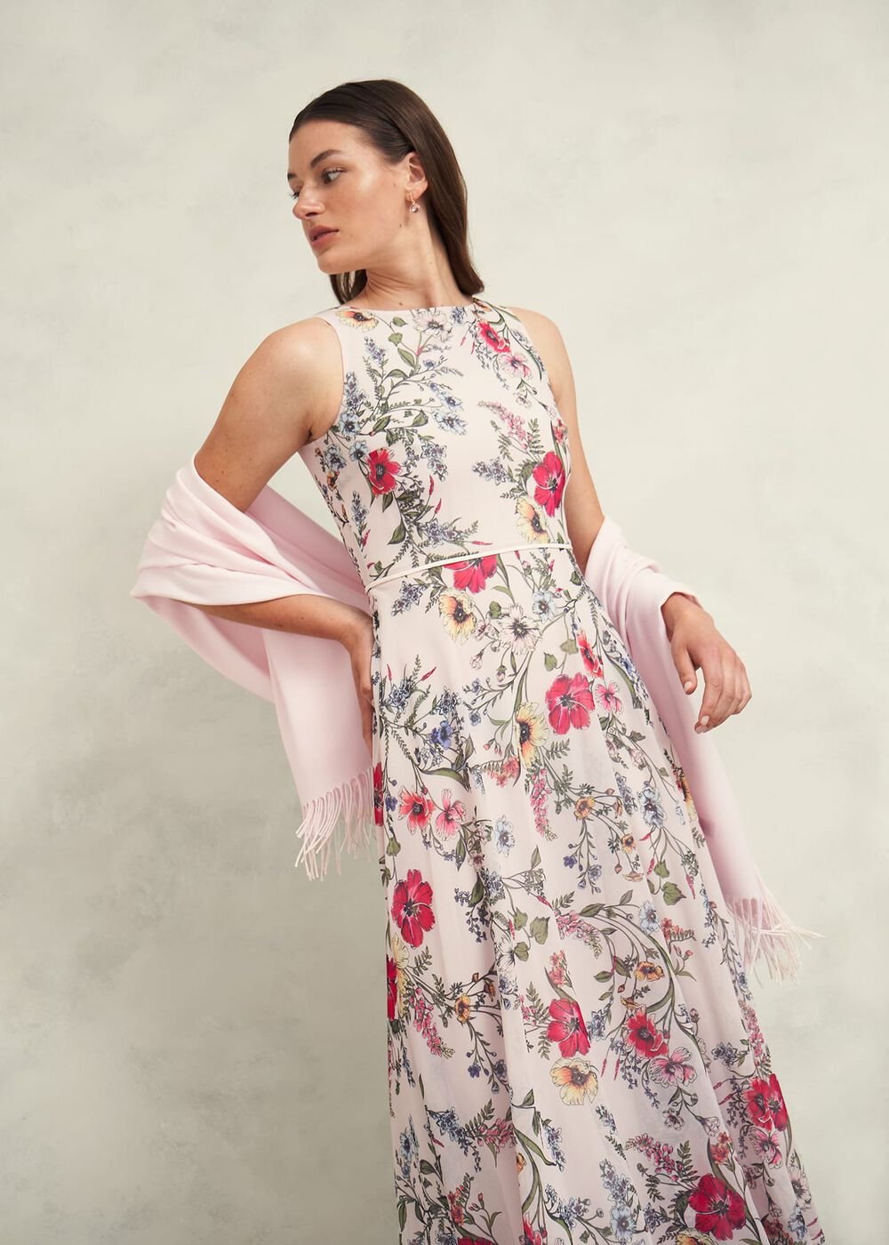 Matilda Scarf, Pale Pink, hi-res