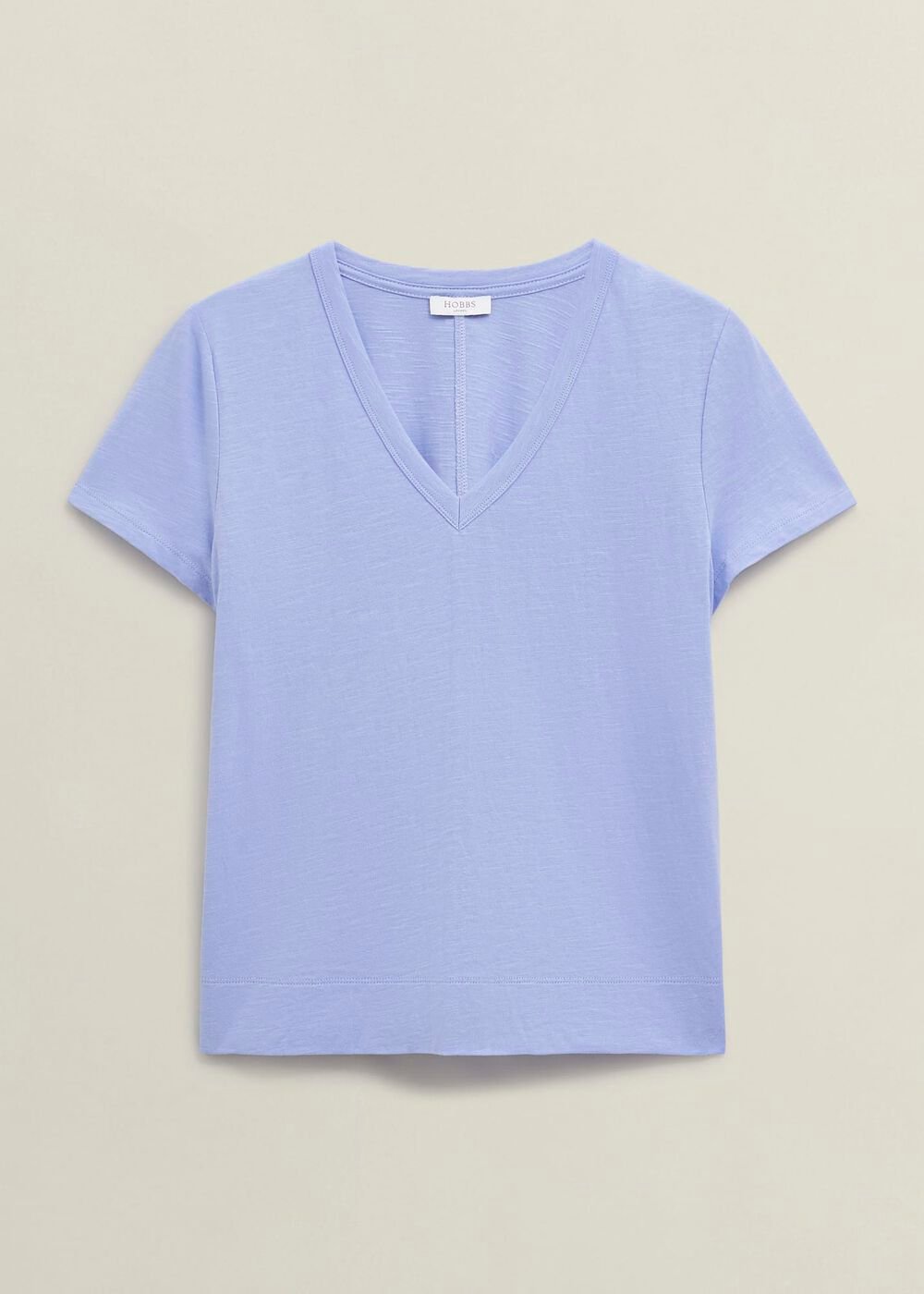 Arianna Cotton Slub T-Shirt, Maya Blue, hi-res