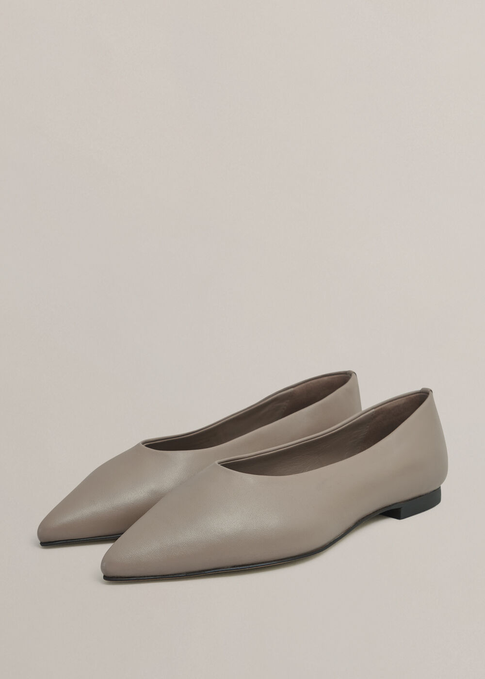 Valentina Ballet Flats, Mushroom, hi-res