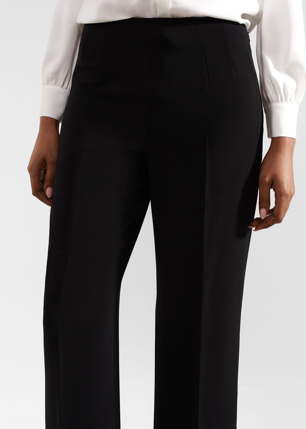 Vanessa Wide Leg Pants, Black, hi-res