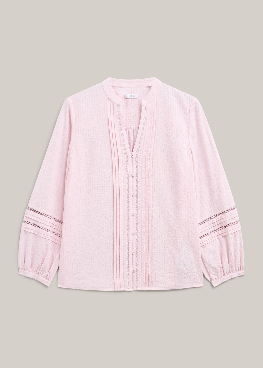 Lucilla Blouse, Blush Pink, hi-res