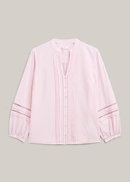 Lucilla Blouse, Blush Pink, hi-res