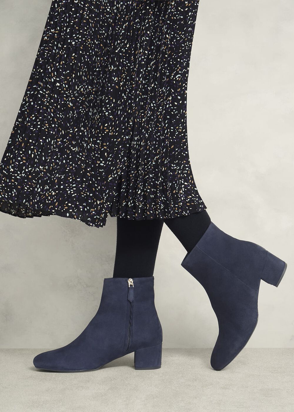 Evelyn Ankle Boots, Hobbs Navy, hi-res