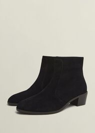 Shona Ankle Boots, Black, hi-res