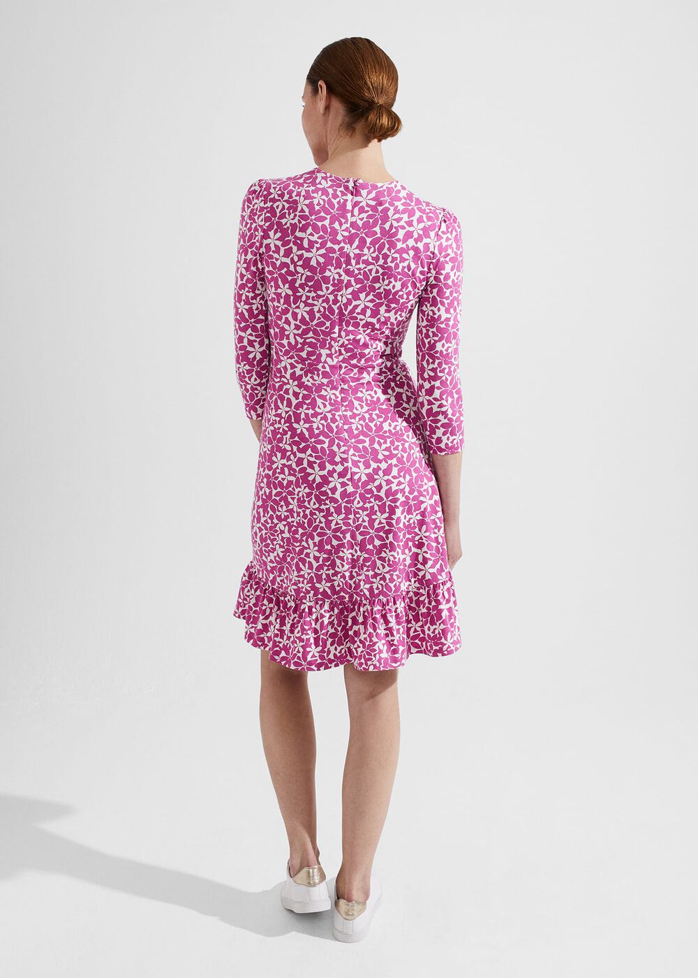 Ami Jersey Dress, Pink Multi, hi-res