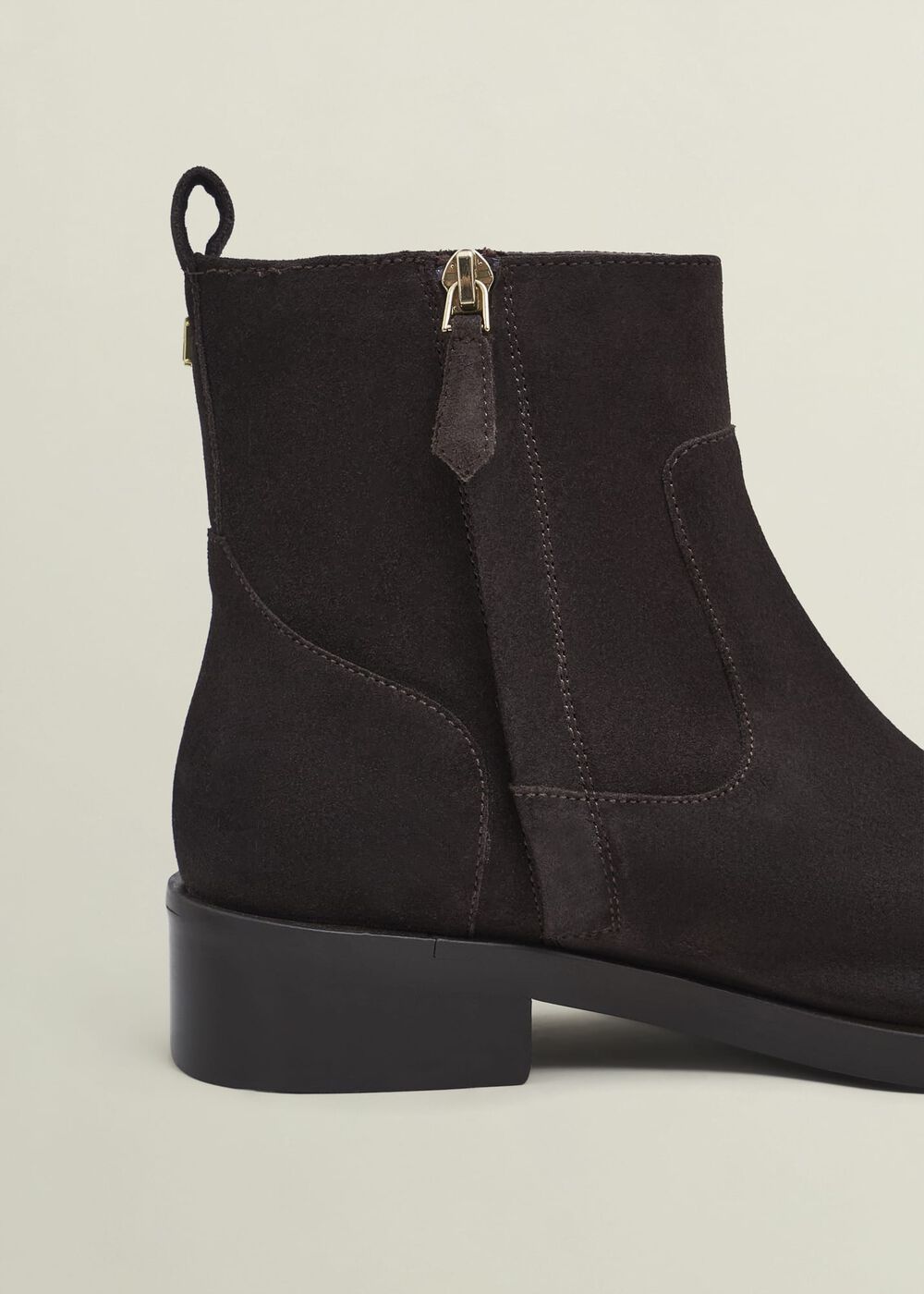 Georgie Ankle Boots, Chocolate Brown, hi-res