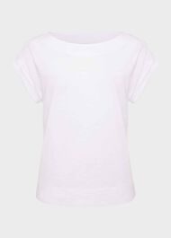 Alycia Cotton T-Shirt, White, hi-res