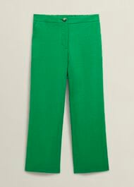 Lillie Linen Pants, Green, hi-res