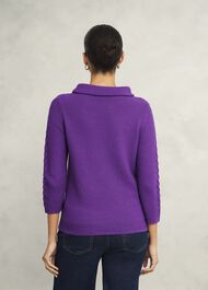 Camilla Cotton Sweater, Amaranth Purple, hi-res