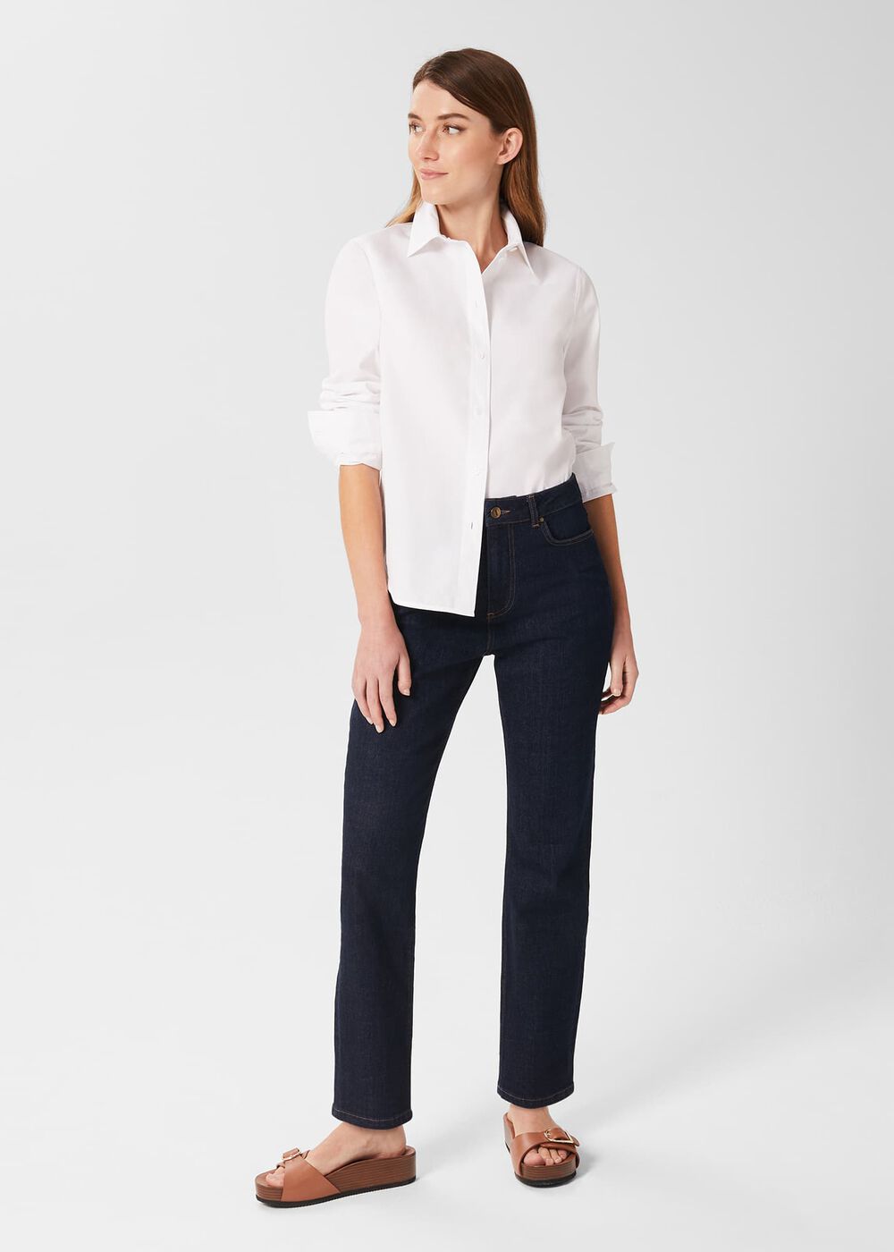 Kat Straight Leg Jeans, Indigo, hi-res