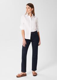 Kat Straight Leg Jeans, Indigo, hi-res