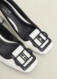 Lexia Pumps, Ivory Black, hi-res
