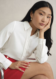 Louisa Shirt, Ivory, hi-res