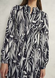 Colette Dress, Navy Ivory, hi-res