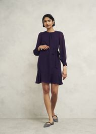 Frances Dress, Plum Multi, hi-res