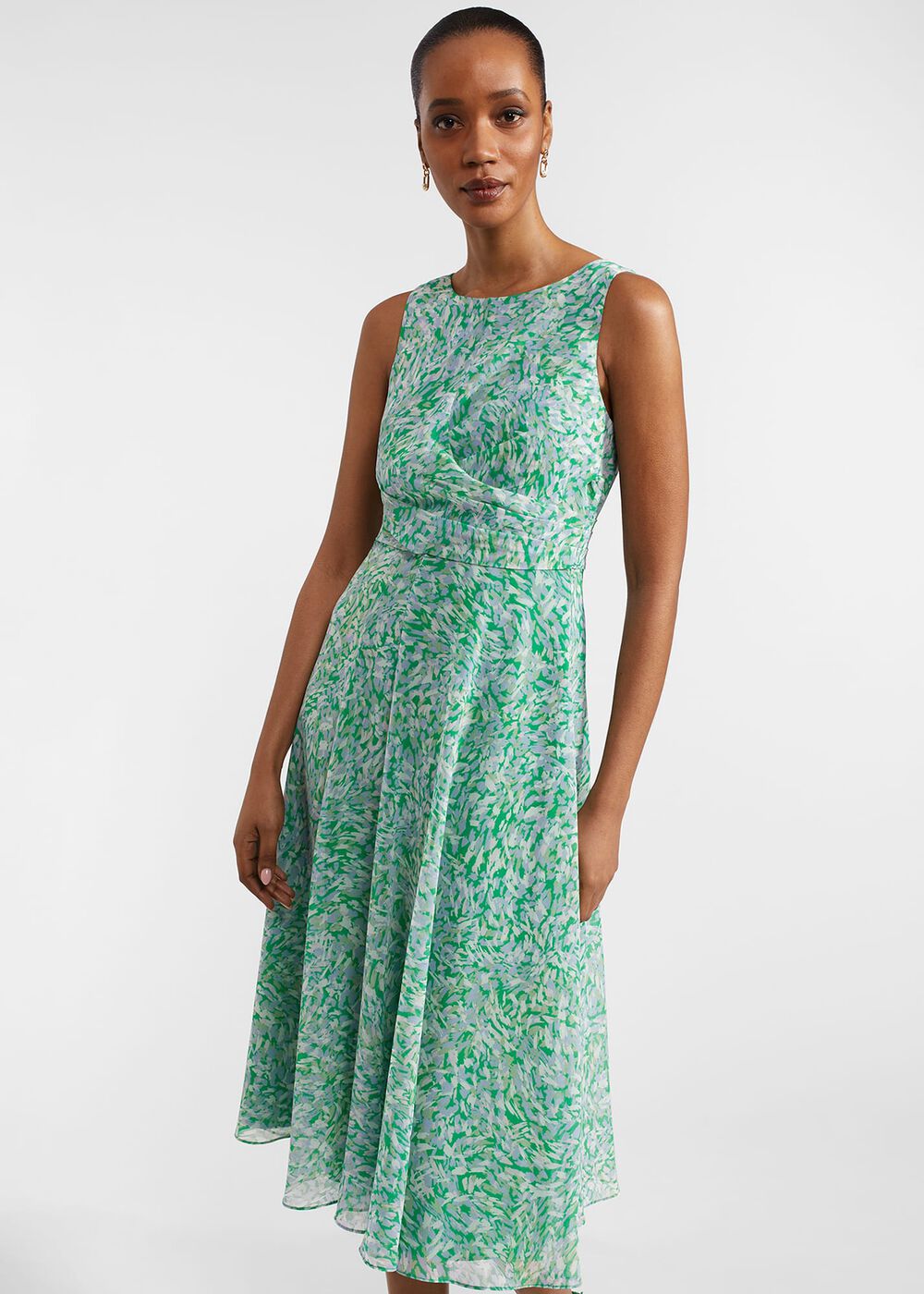 Petite Jess Dress, Green Multi, hi-res
