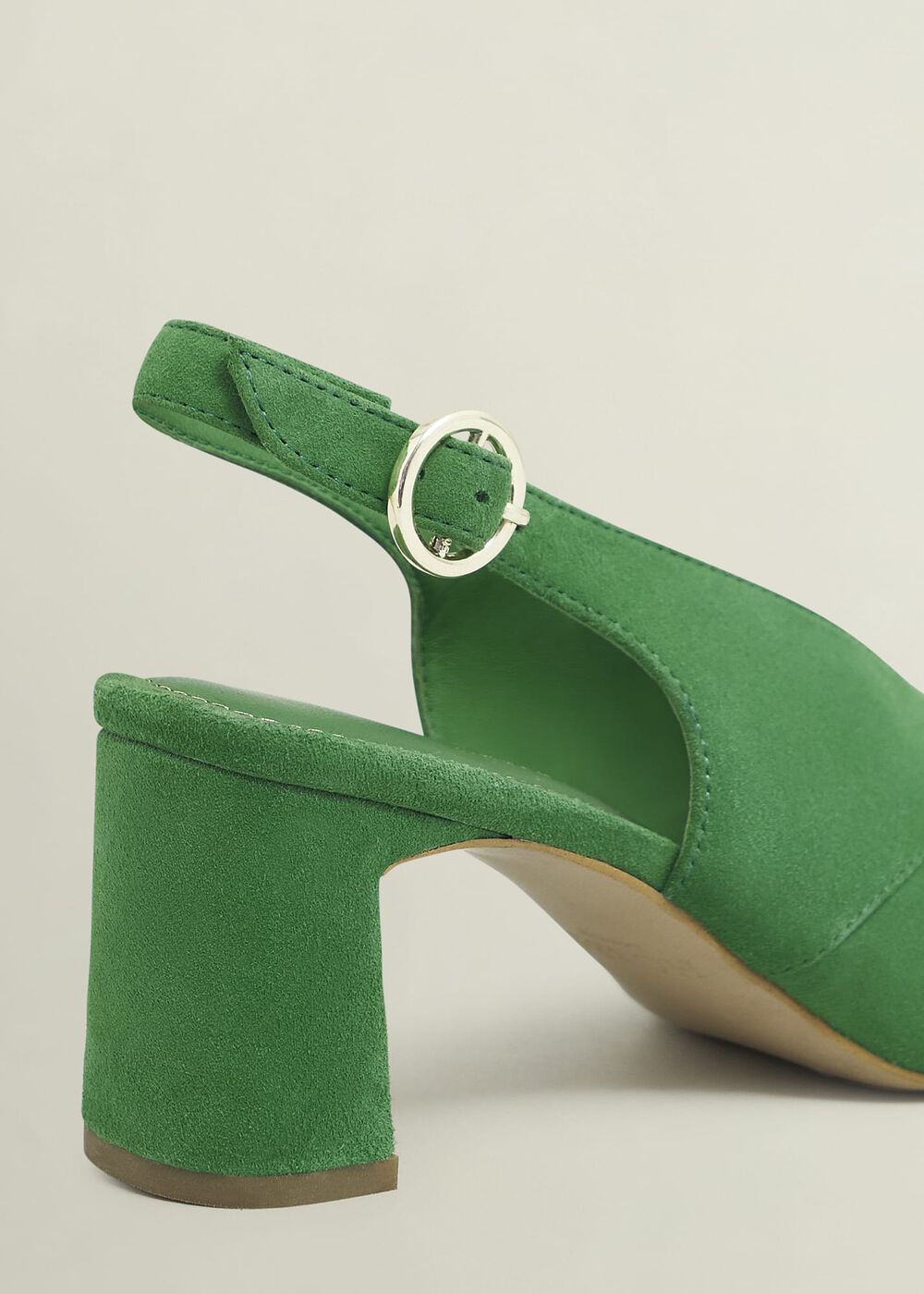 Karina Suede Sandals, Cilantro Green, hi-res