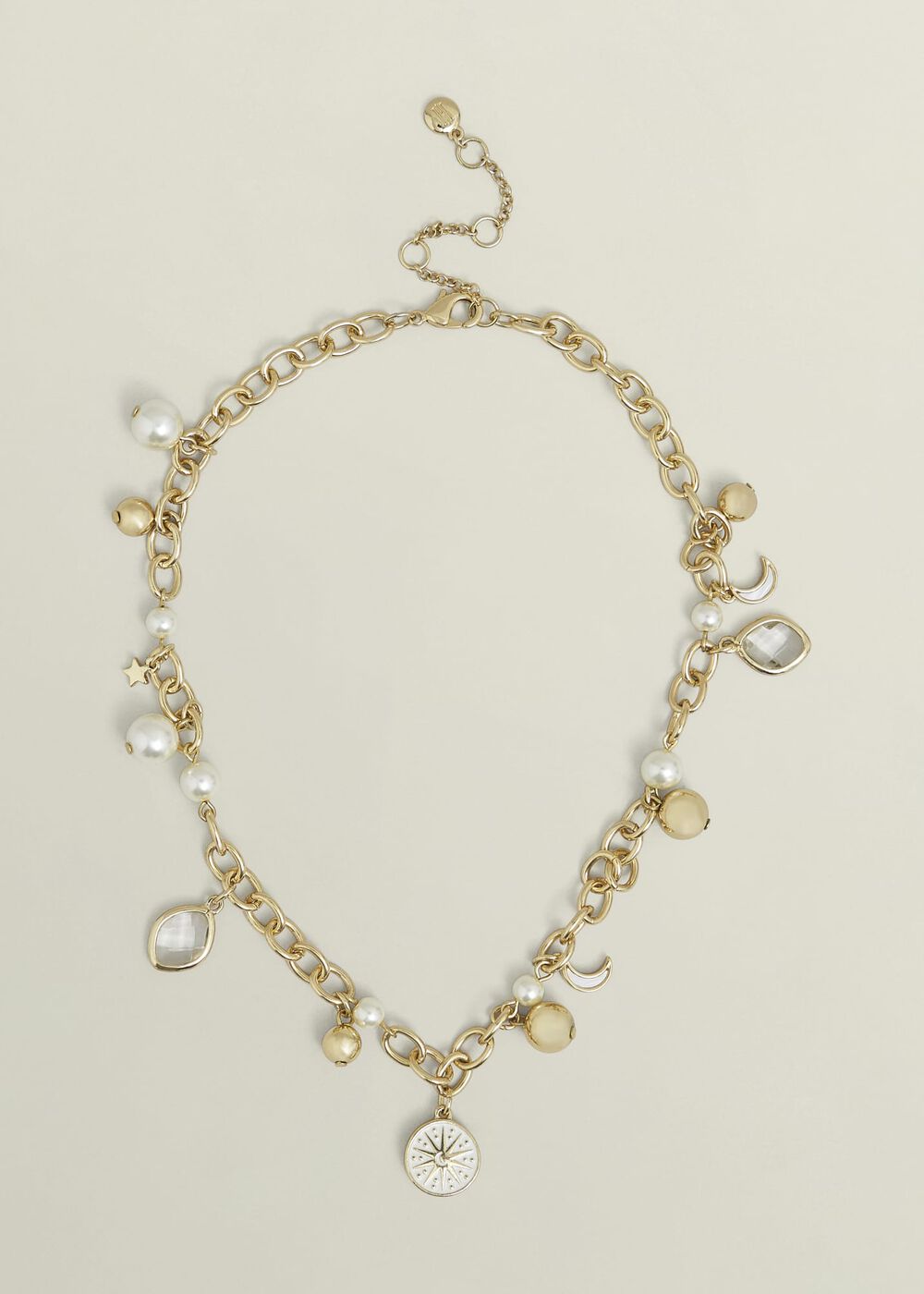 Anela Necklace, Gold, hi-res