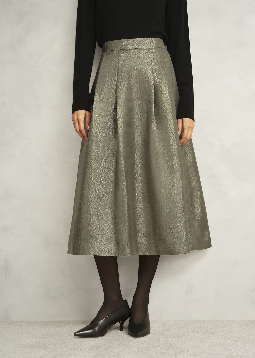 Perronet Skirt, Black Gold, hi-res