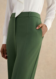 Bess Wide Leg Trousers, Khaki, hi-res