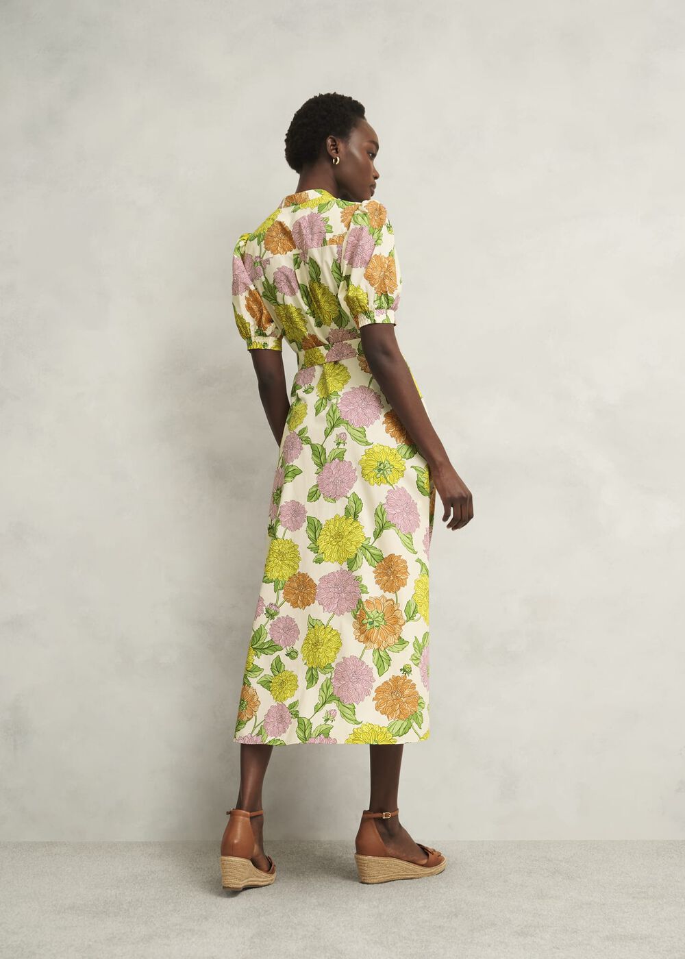 Elina Dress, Cream Multi, hi-res
