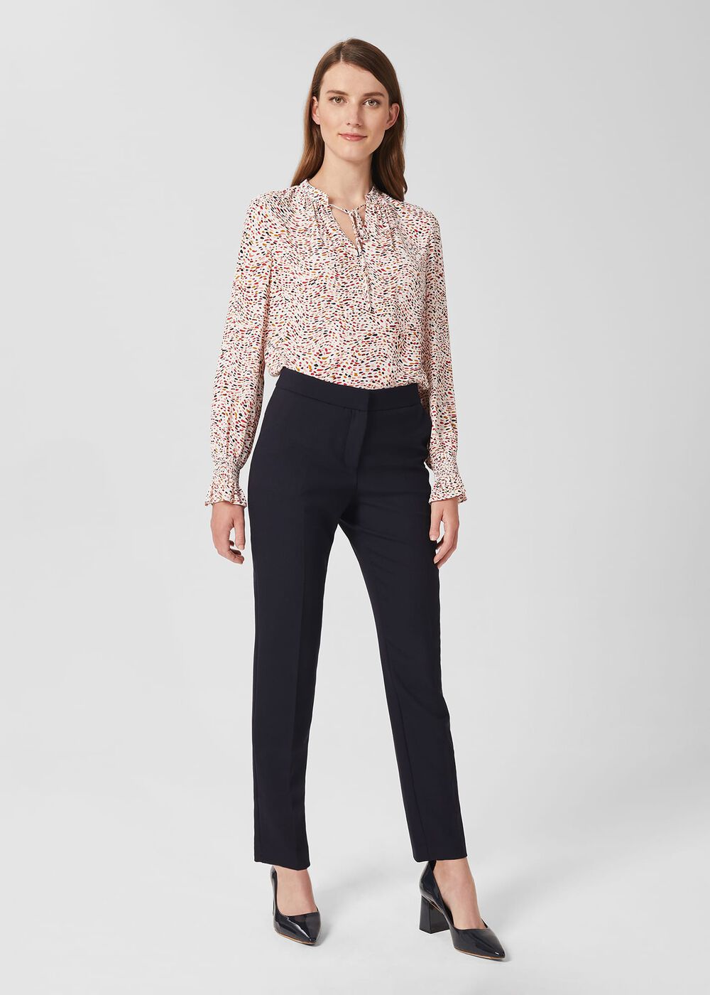Petite Gael Pants, Navy, hi-res