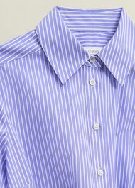 Petite Harlow Cotton Dress, Blue Ivory, hi-res