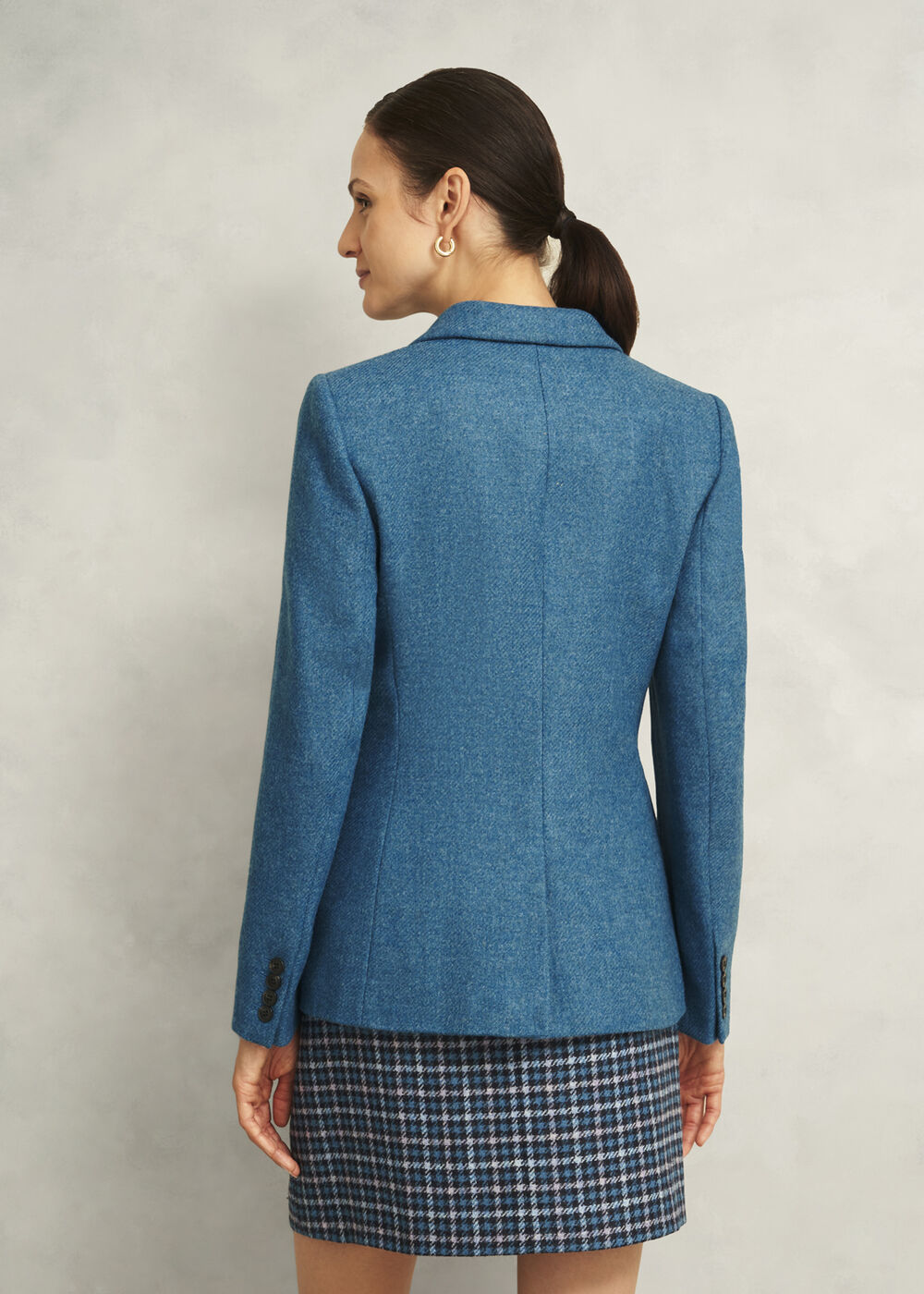 Petite Lilla Wool Jacket, Blue, hi-res