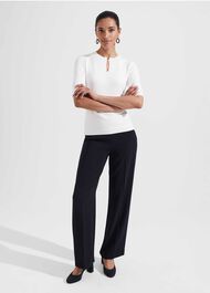 Sonia Court Shoes, Navy, hi-res