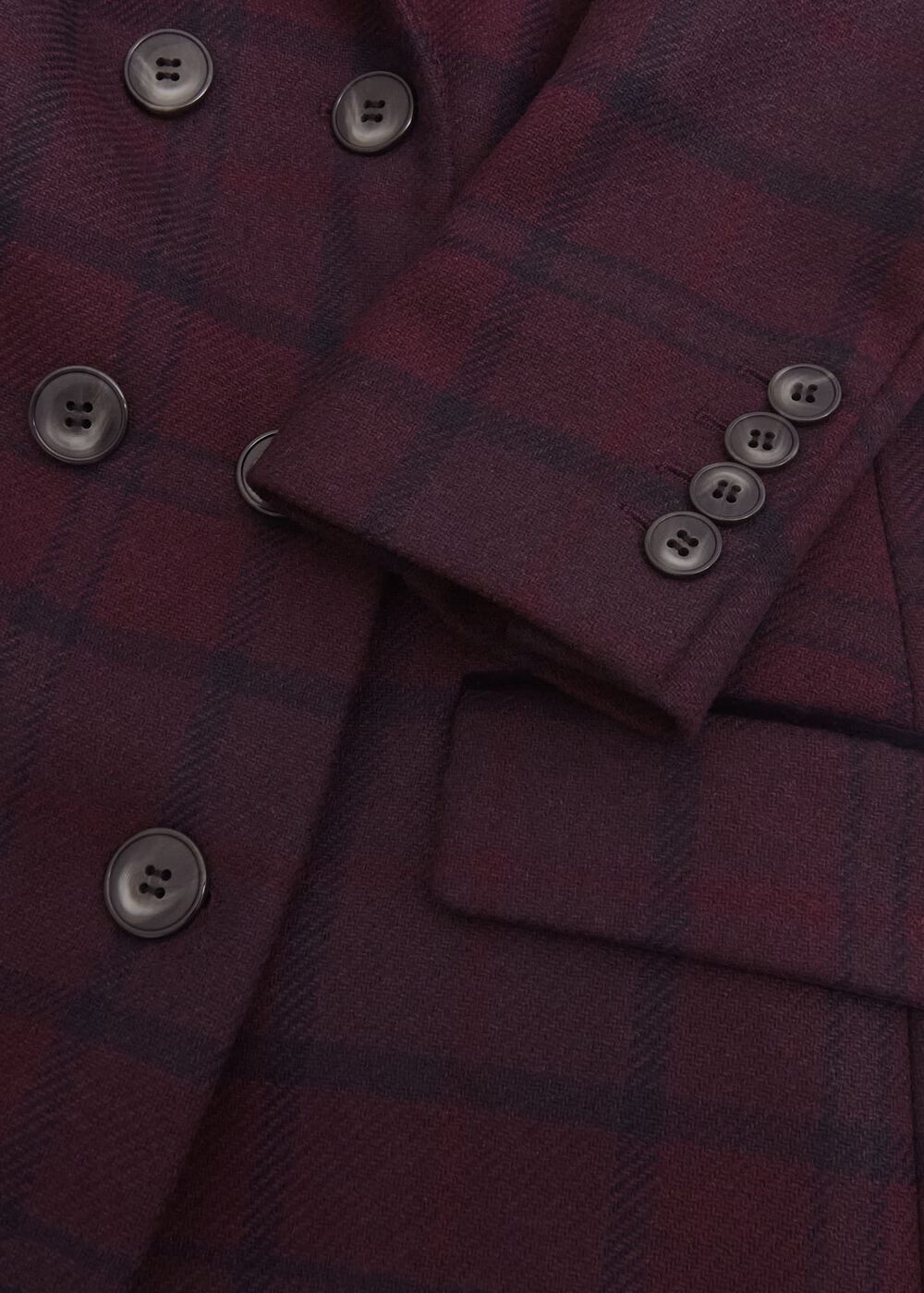 Patricia Wool Blend Coat, Pink Multi, hi-res