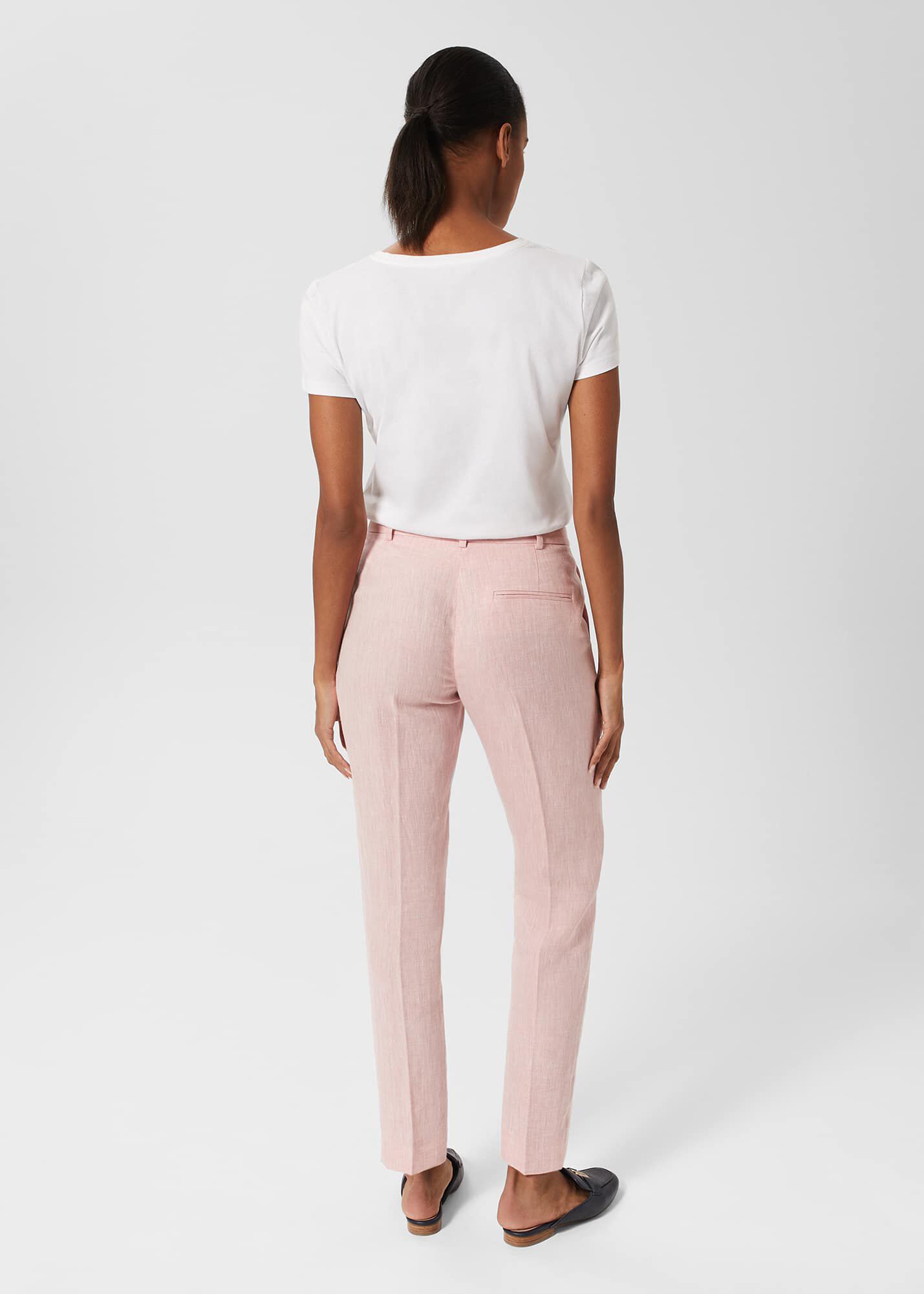 Amiri Wide-leg Tailored Trousers In Pink | ModeSens