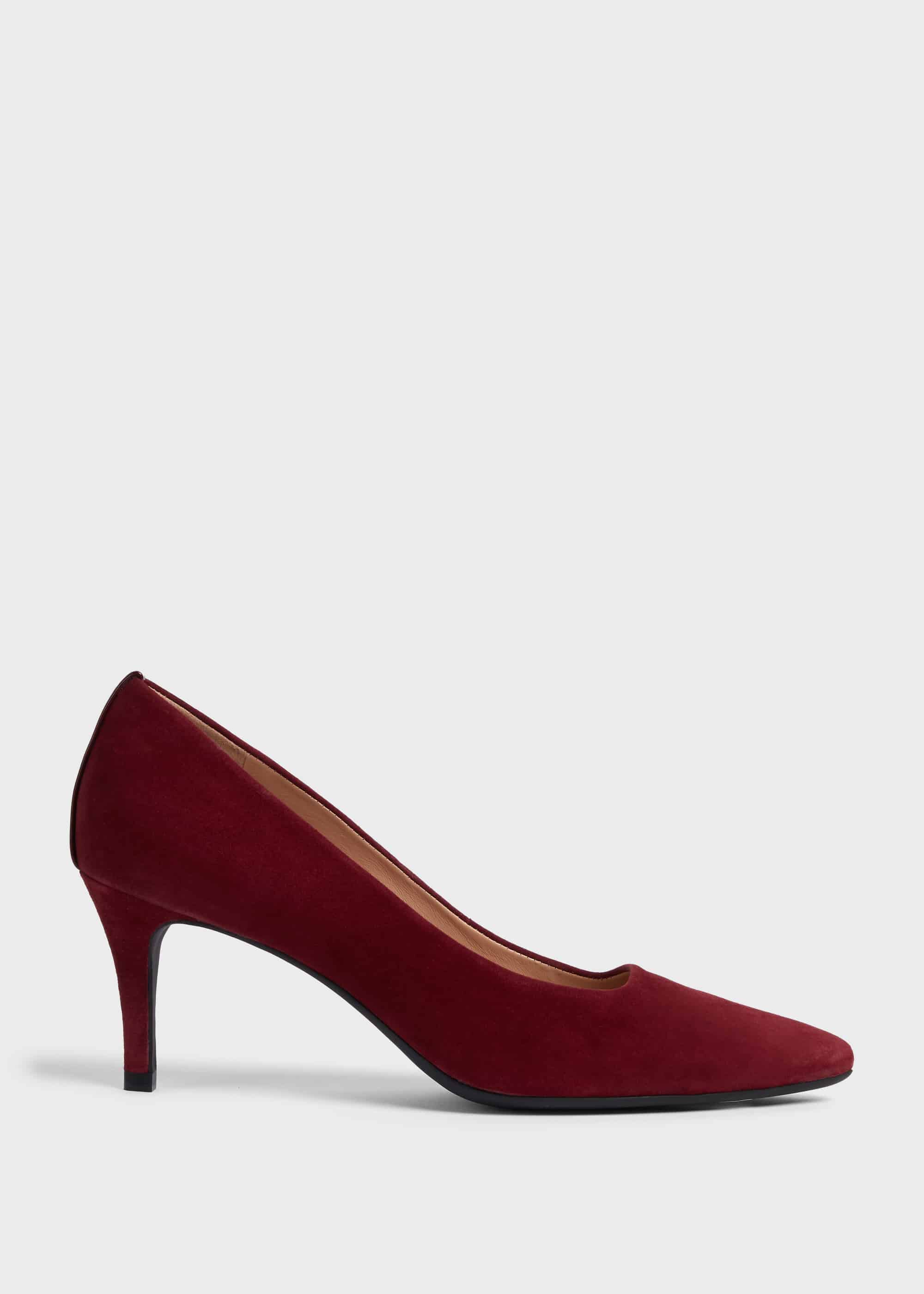Amy Suede Stiletto Court Shoes | Hobbs
