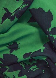 Petite Aurora Dress, Navy Green, hi-res