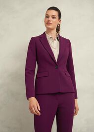Petite Sami Jacket, Warm Plum, hi-res