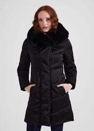 Serena Puffer, Black, hi-res