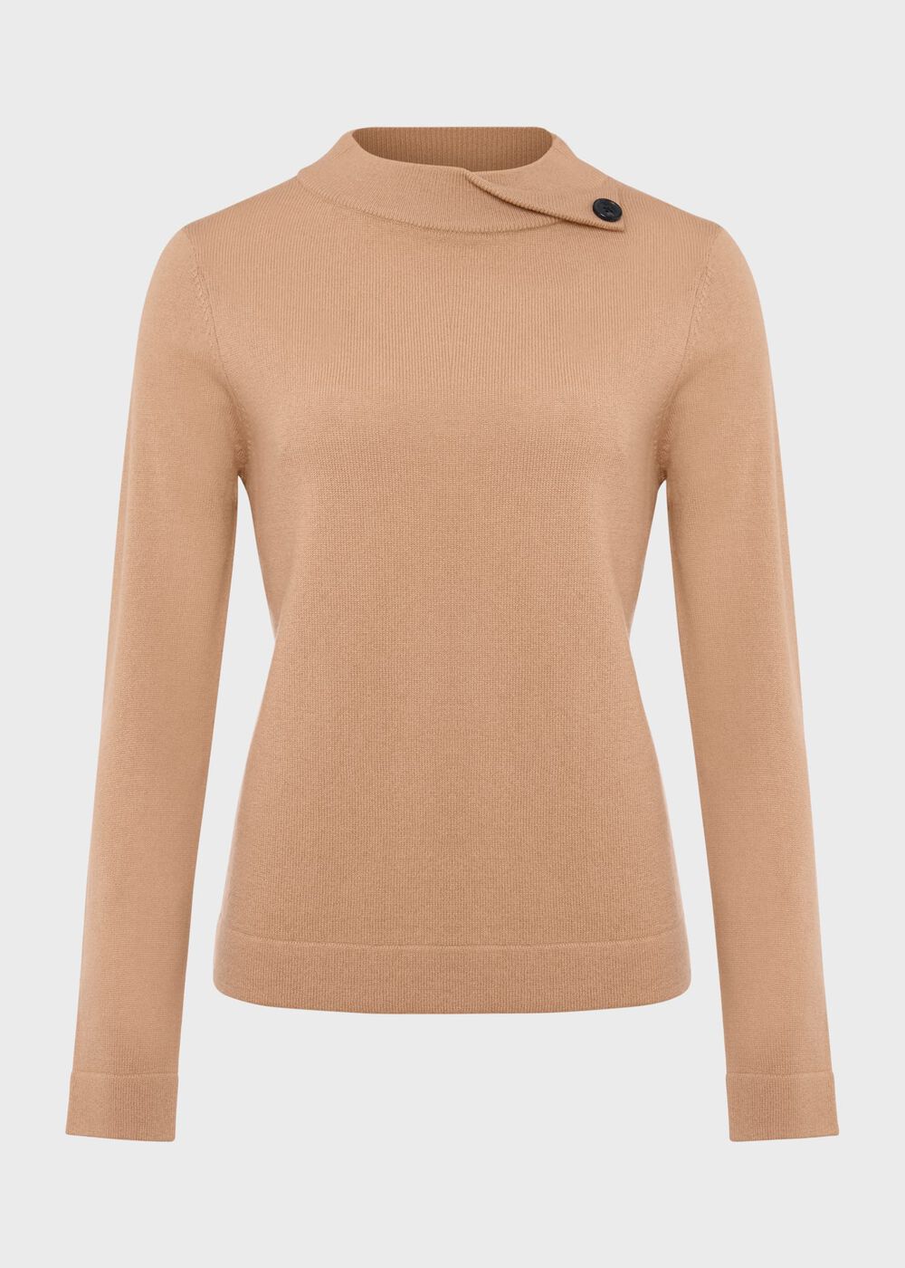 Talia Wool Cashmere Sweater, Camel, hi-res