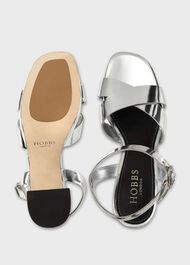 Eliza Platform Sandal, Silver, hi-res