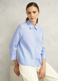 Light Blue Nita Shirt, Maya Blue, hi-res
