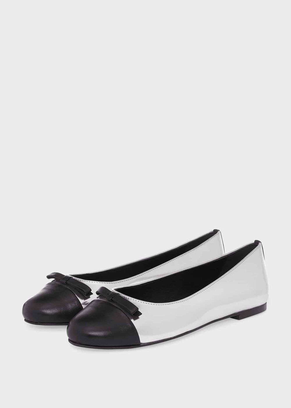 Eva Ballet Flats, Silver, hi-res