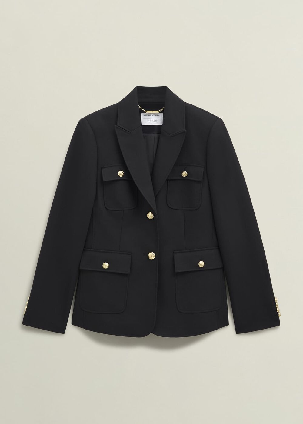 Highclere Jacket, Black, hi-res