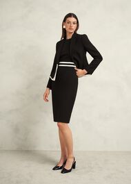 Harmony Dress, Black Ivory, hi-res