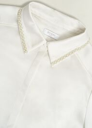 Maisey Embelished Shirt, Ivory, hi-res
