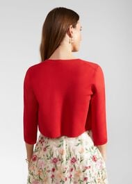 Ella Cardigan, Cherry Red, hi-res