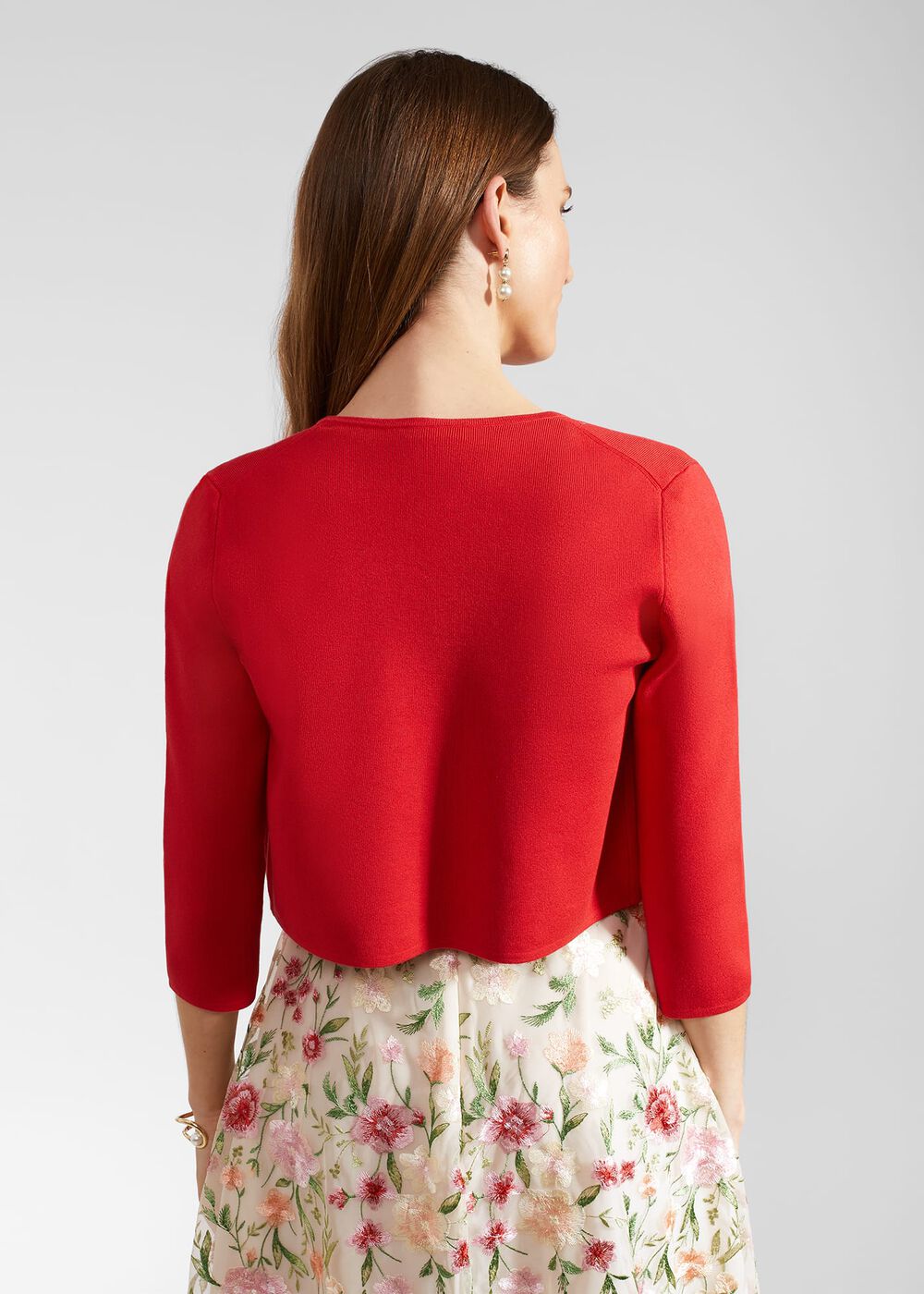 Ella Cardigan, Cherry Red, hi-res
