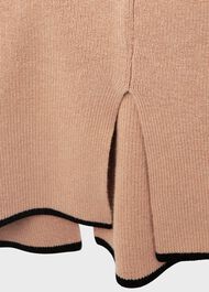 Carrie Knitted Dress, Black Camel, hi-res