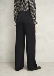 Howley Wide Pants, Black, hi-res
