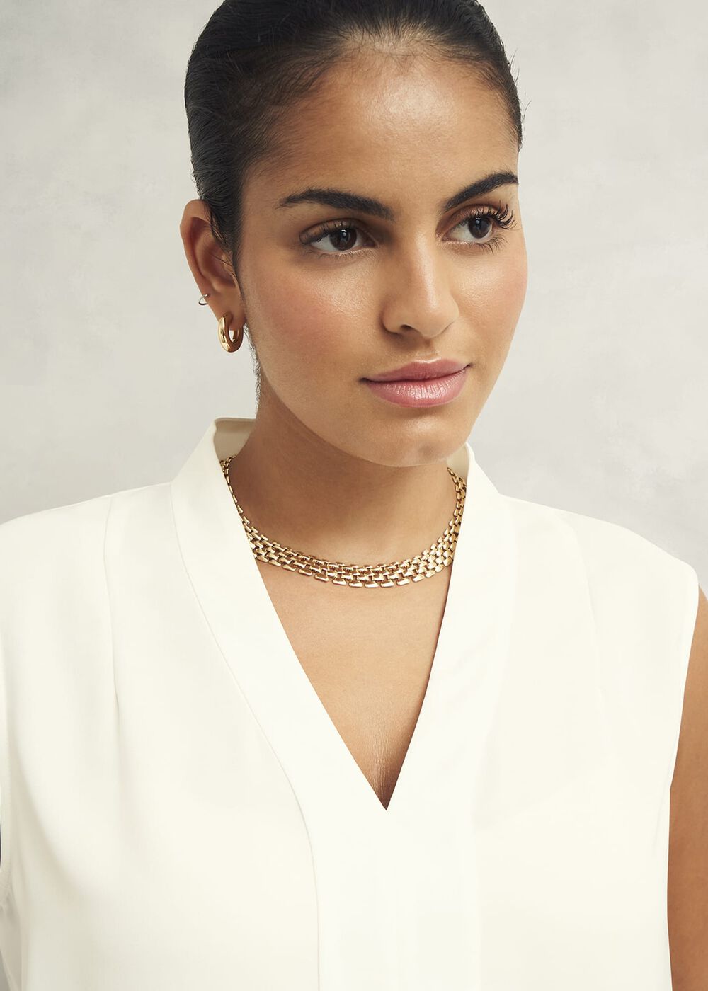 Florentina Necklace, Gold, hi-res